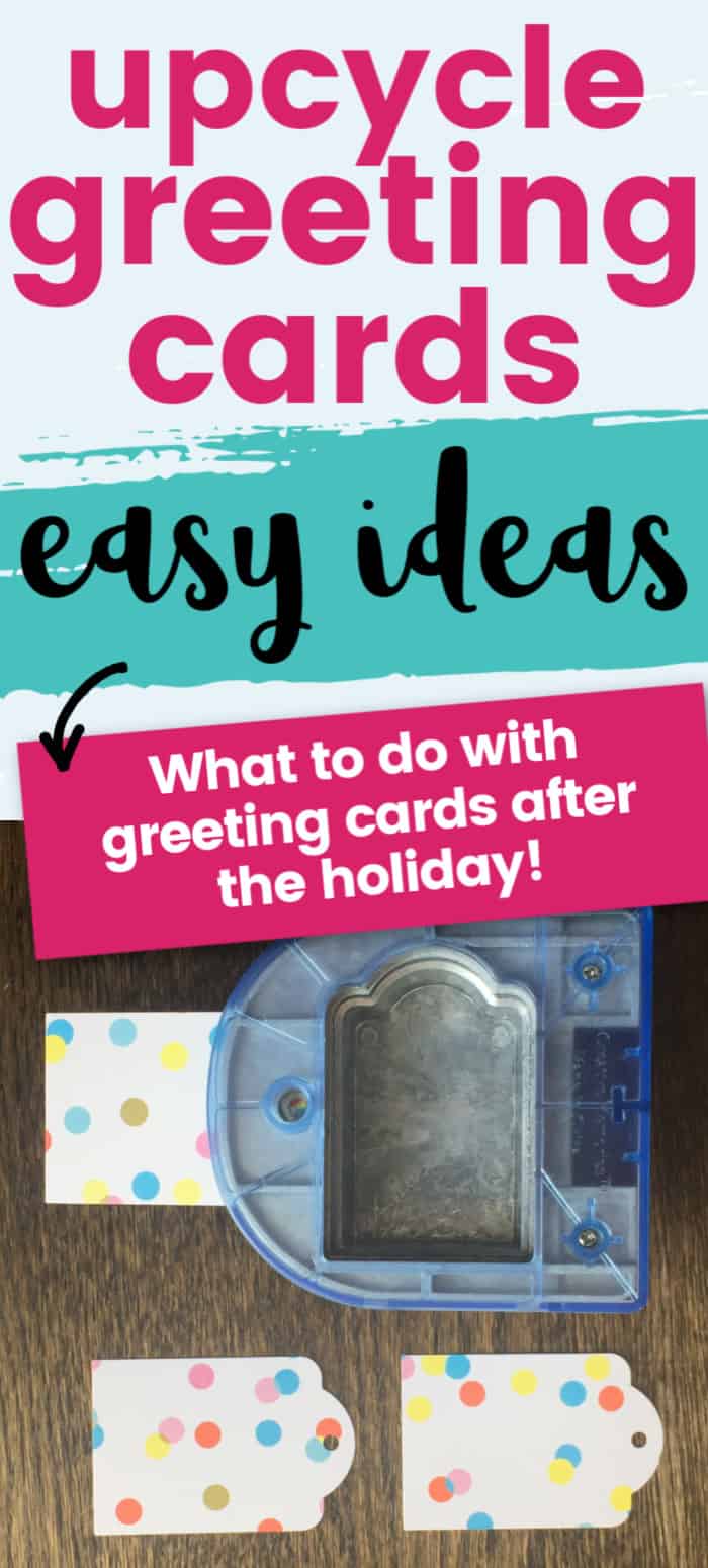 upcycle your greeting cards
