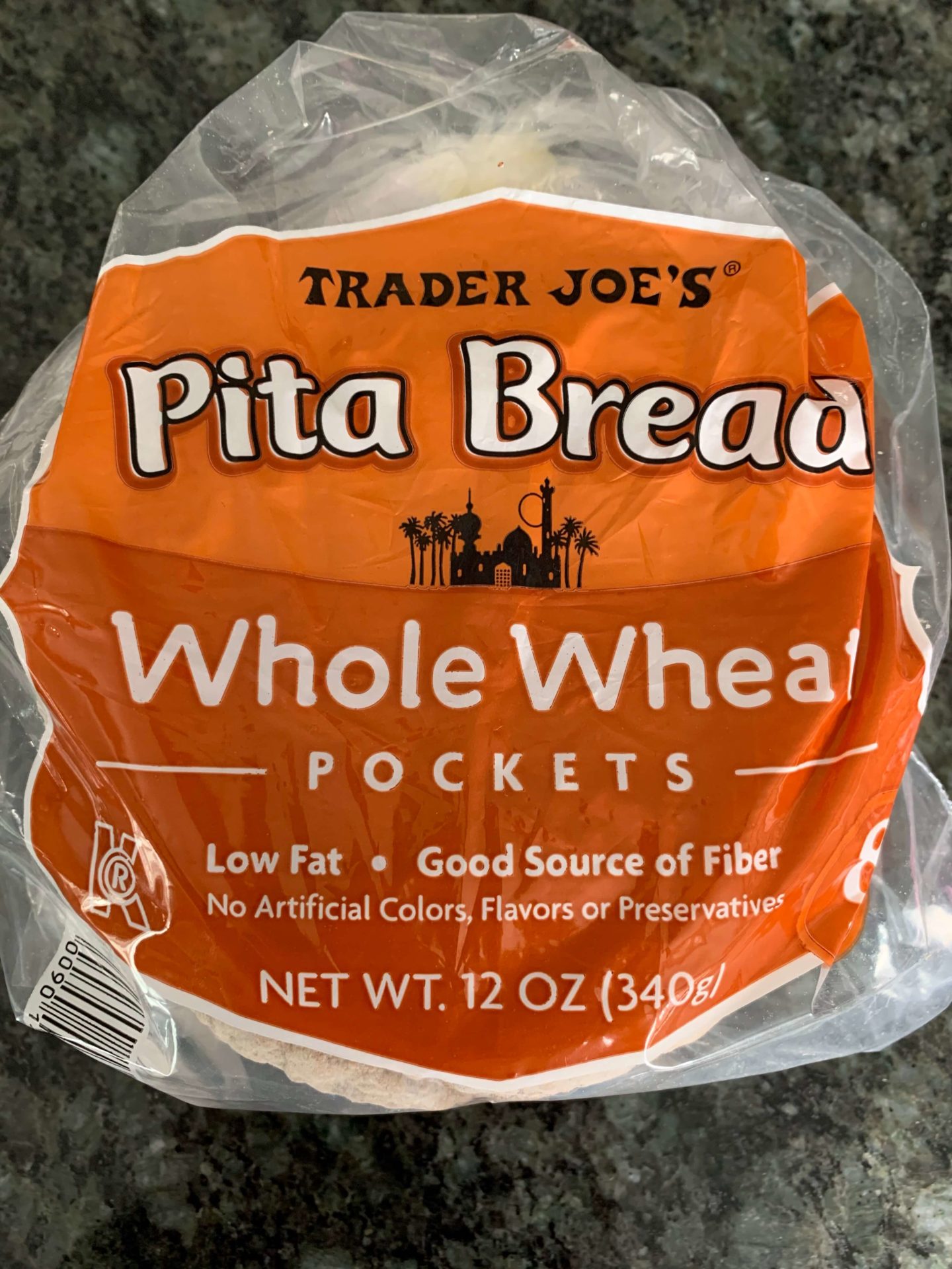 Trader Joes Whole Wheat Pita