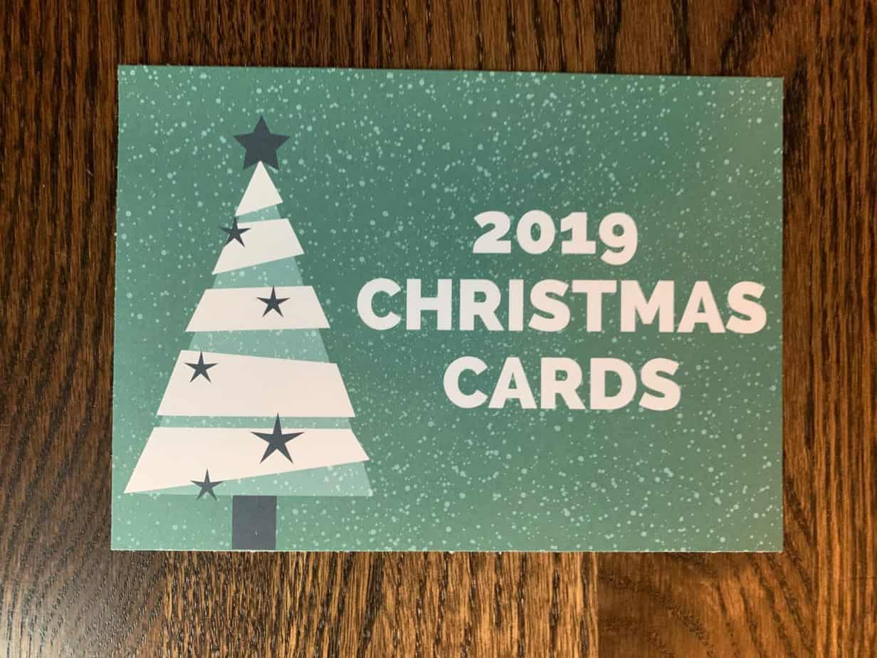 Photo Christmas cards cover