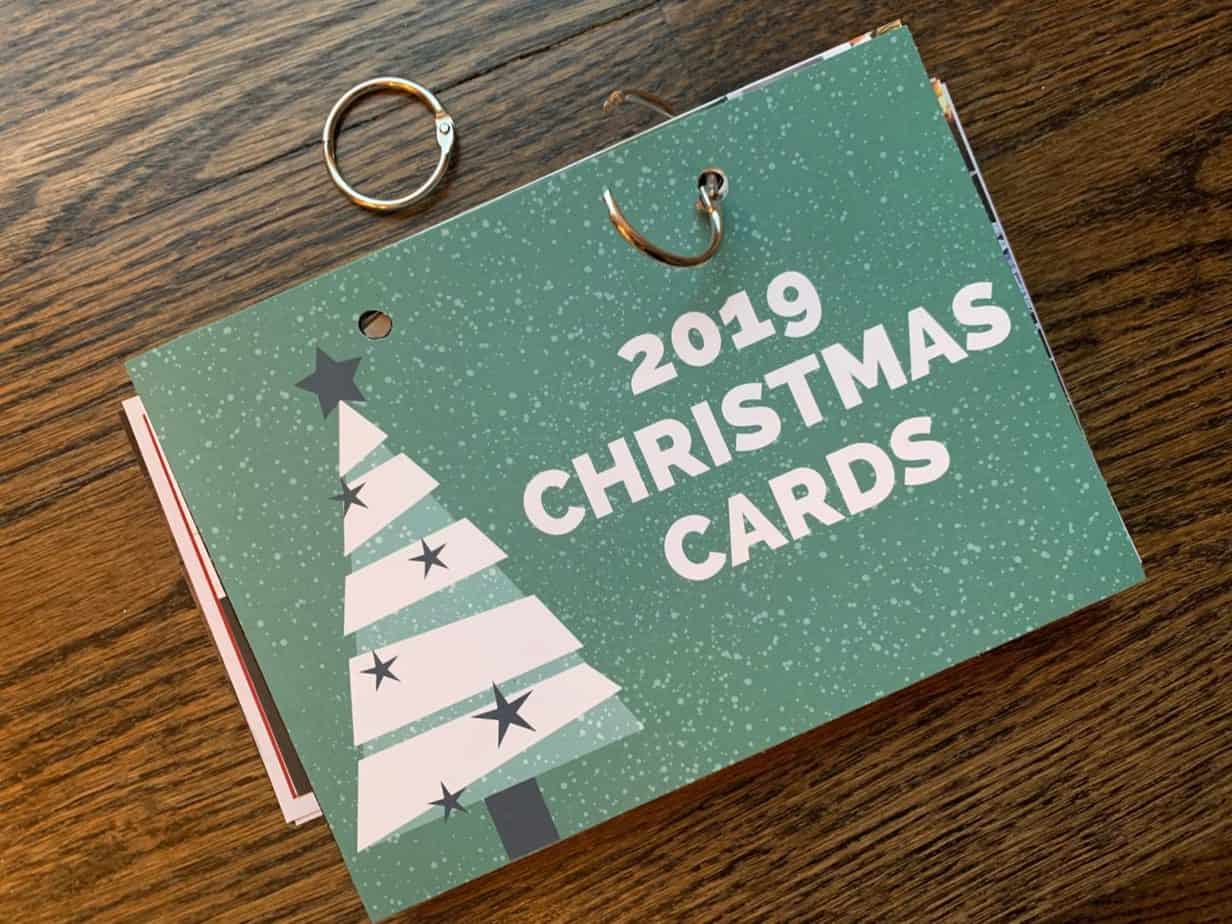 Photo Christmas cards book