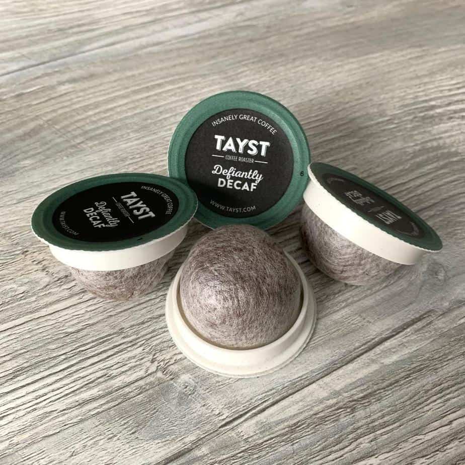 Low waste kitchen swaps - Tayst Compostable K cups