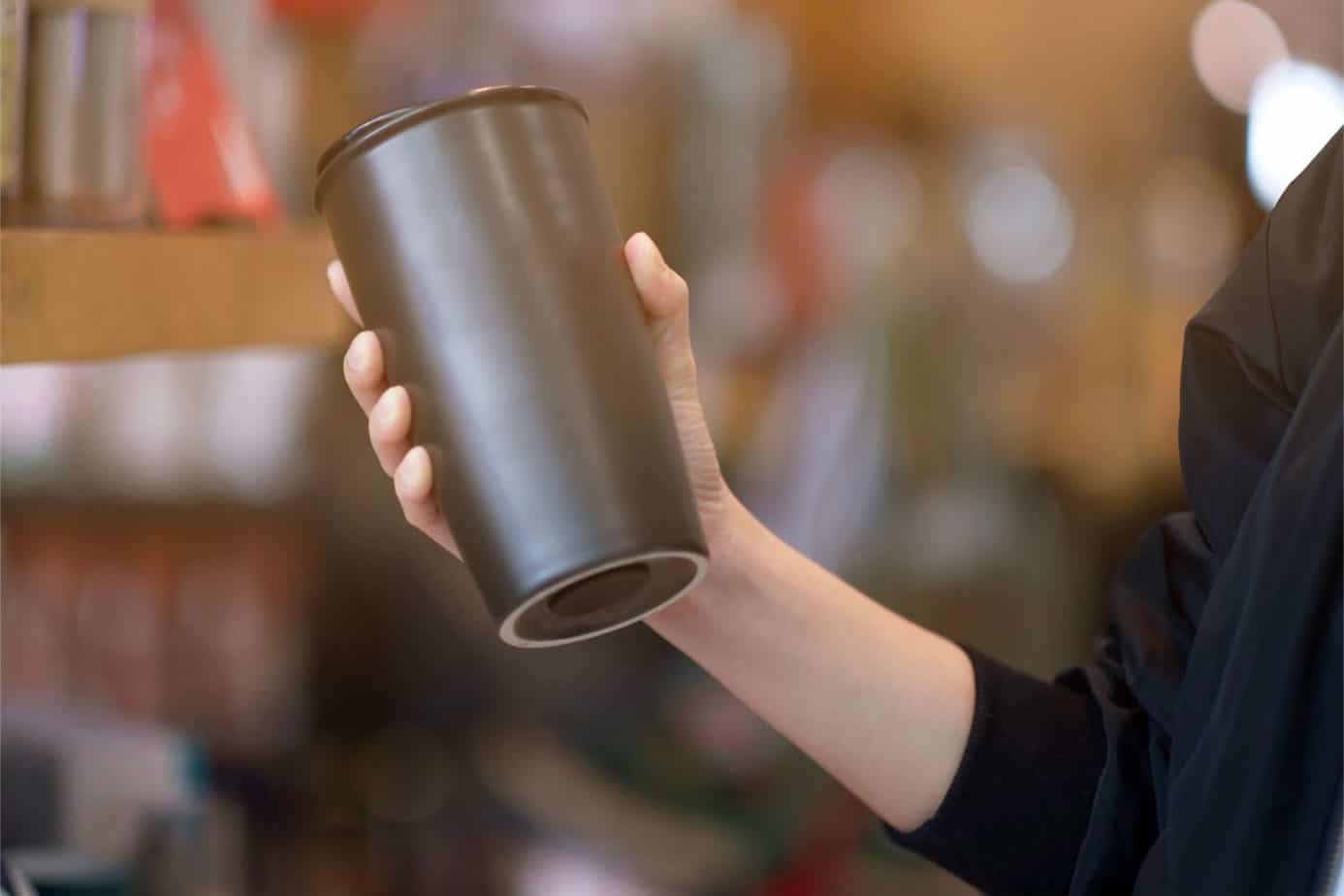 reusable coffee mug