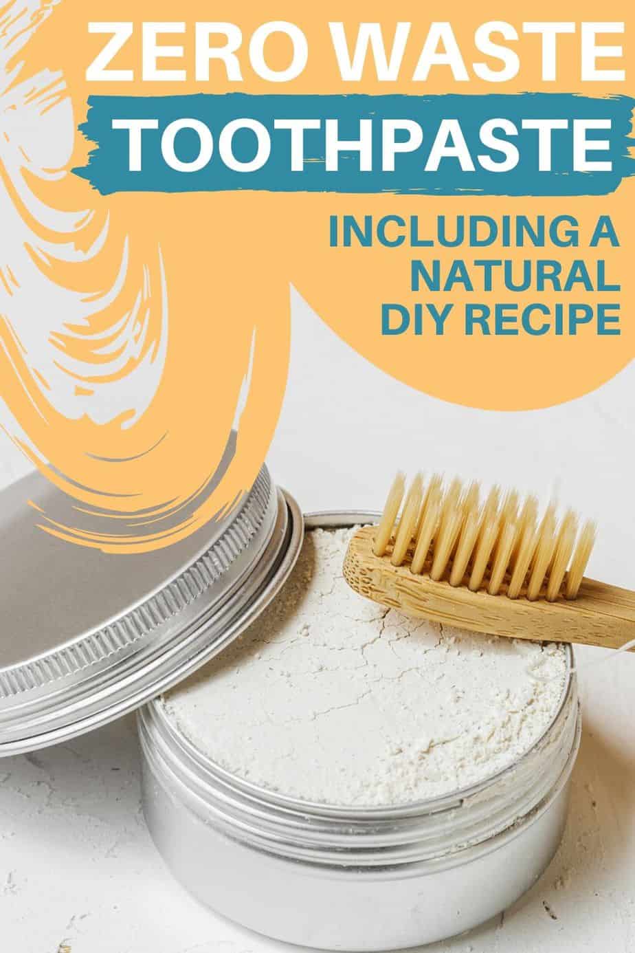 zero waste toothpaste - Pinterest image