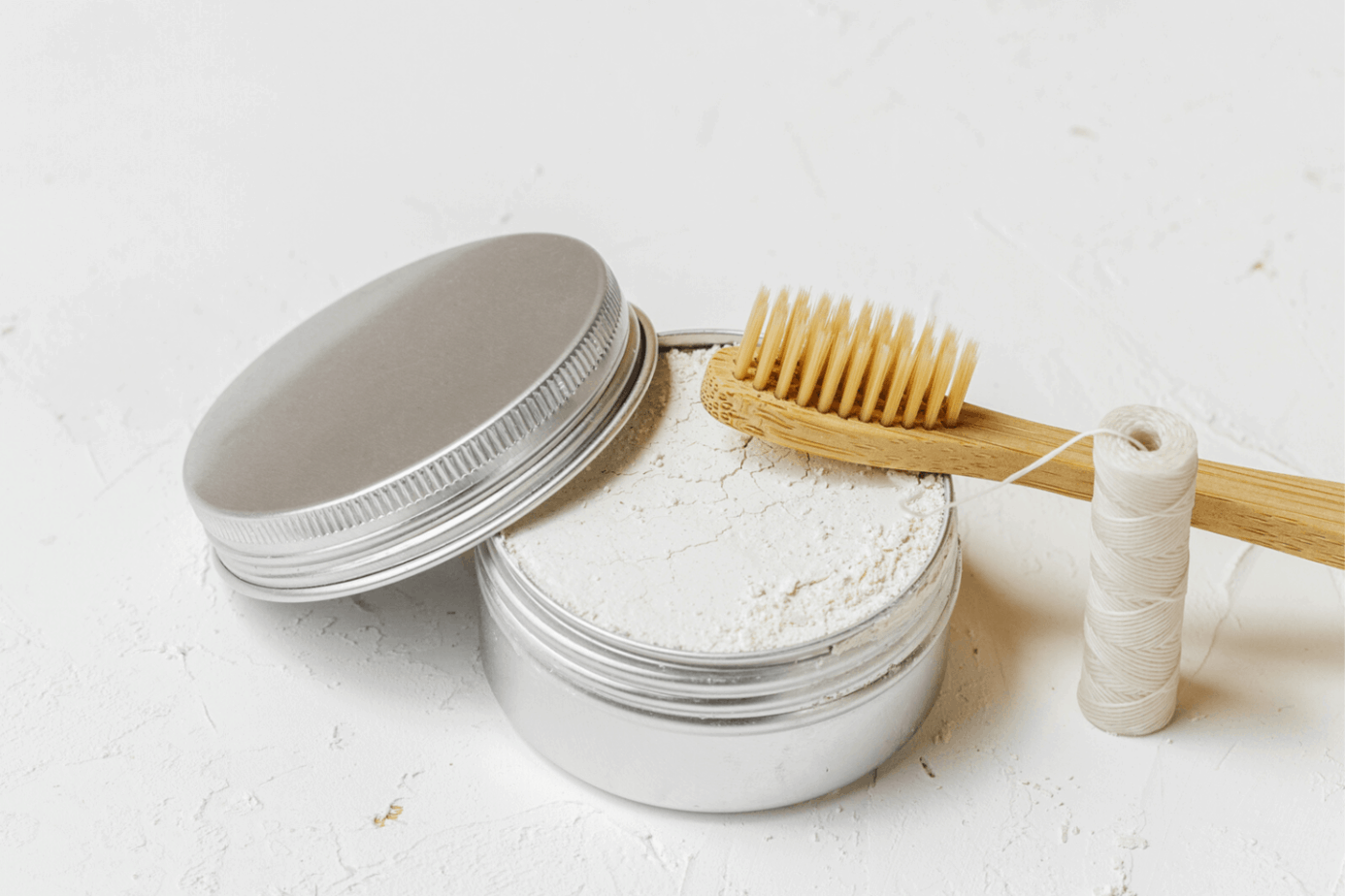 zero waste toothpaste and toothbrush