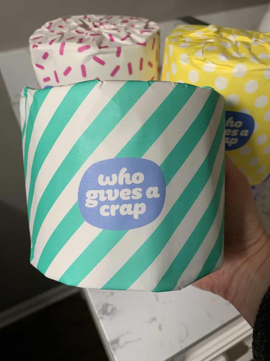 Who Gives A Crap recycled toilet paper