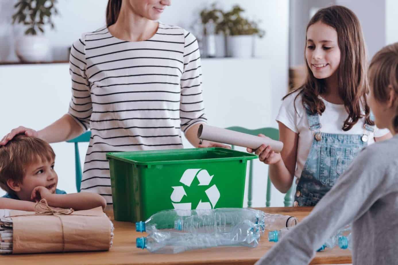 trash audit with family