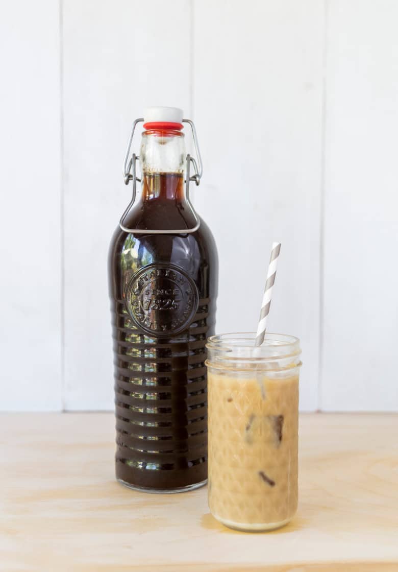 zero waste iced coffee