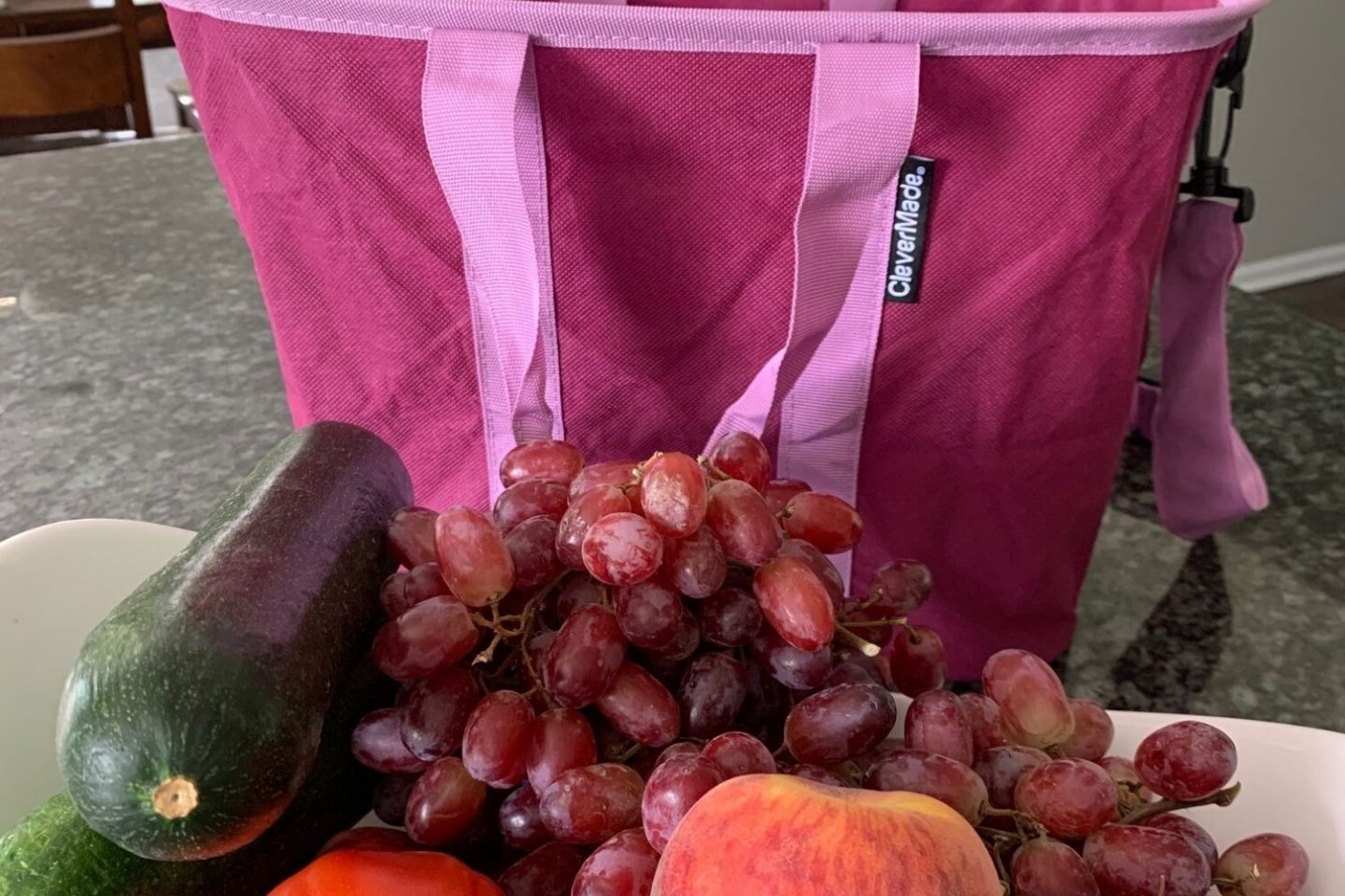 plastic free produce at the farmer's market