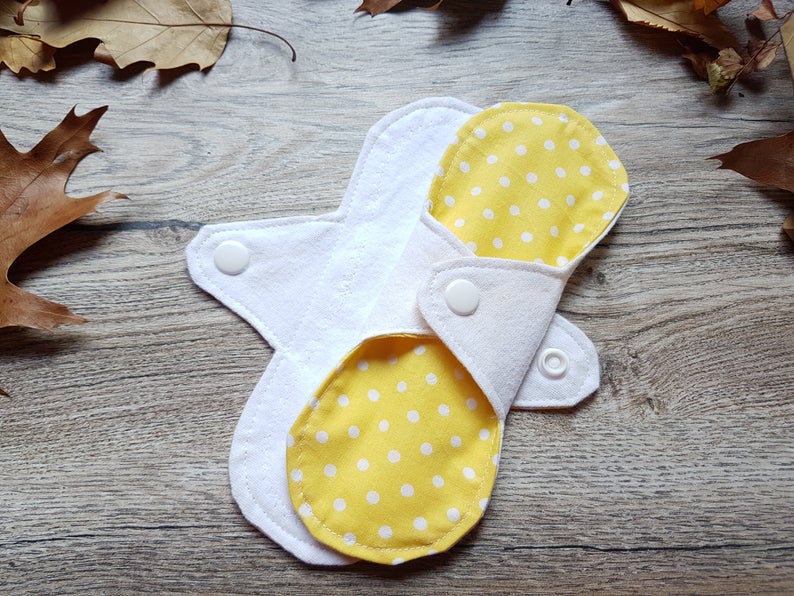 organic cloth reusable menstrual pad