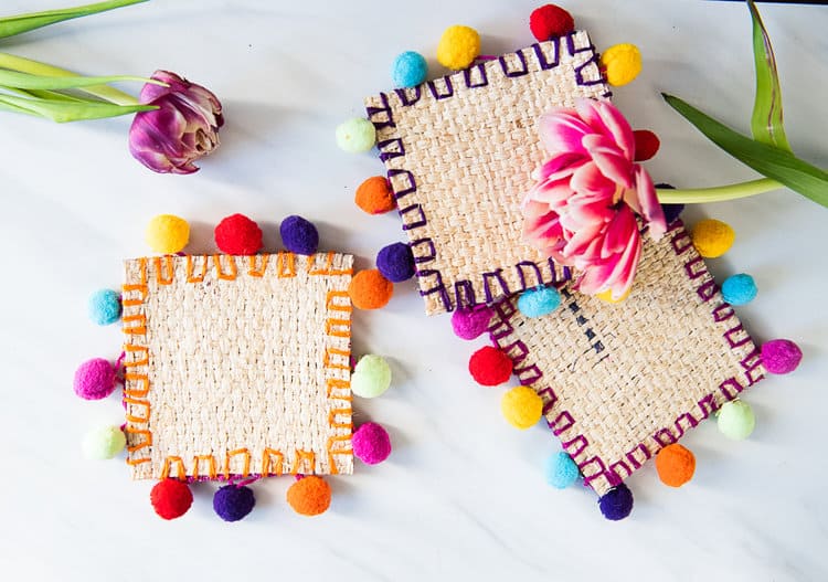 upcycled coffee sacks