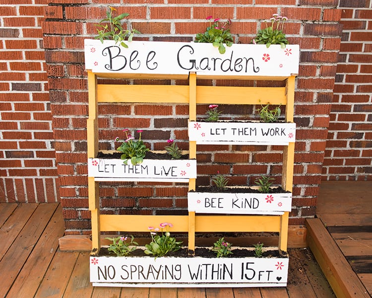 upcycled wood pallet