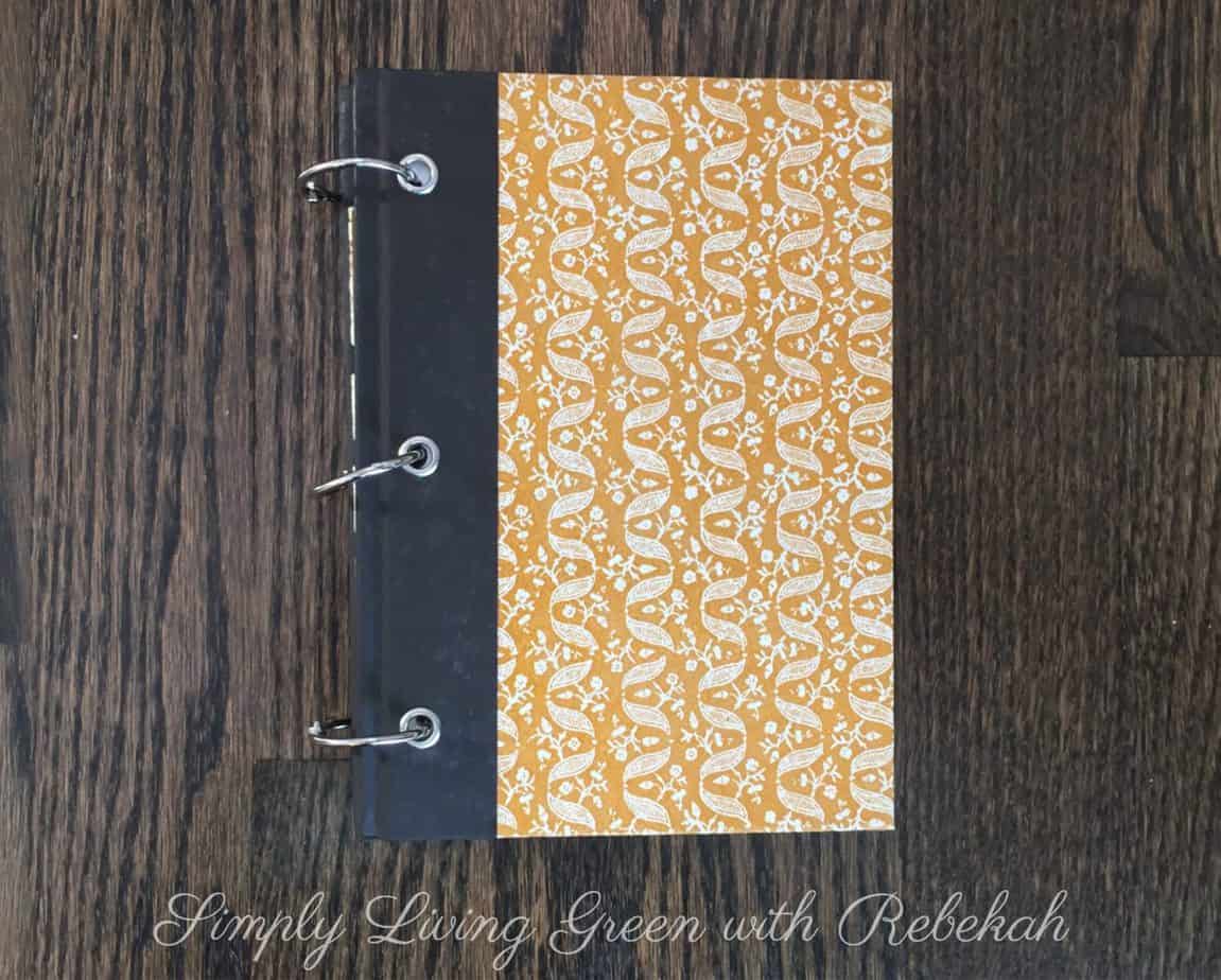 upcycled book journal